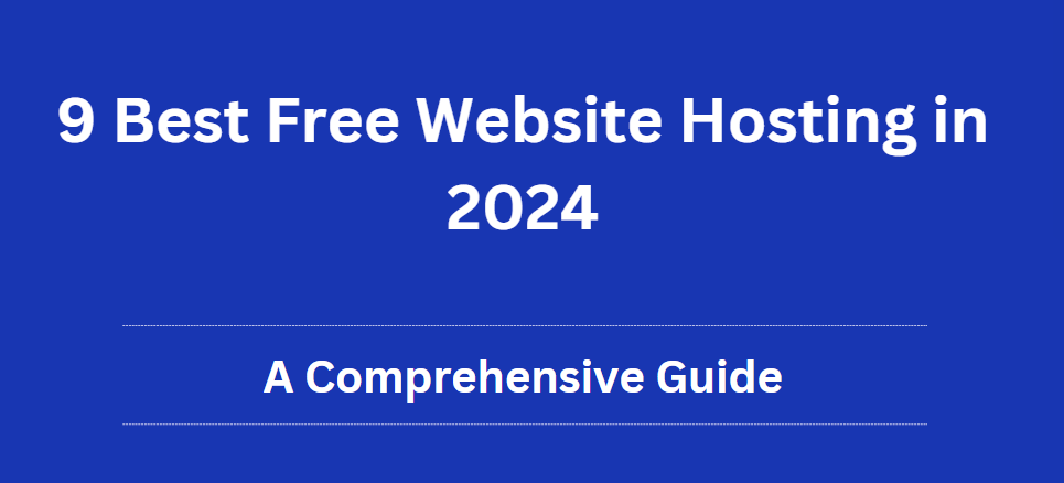 9-Best-Free-Website-Hosting-in-2024